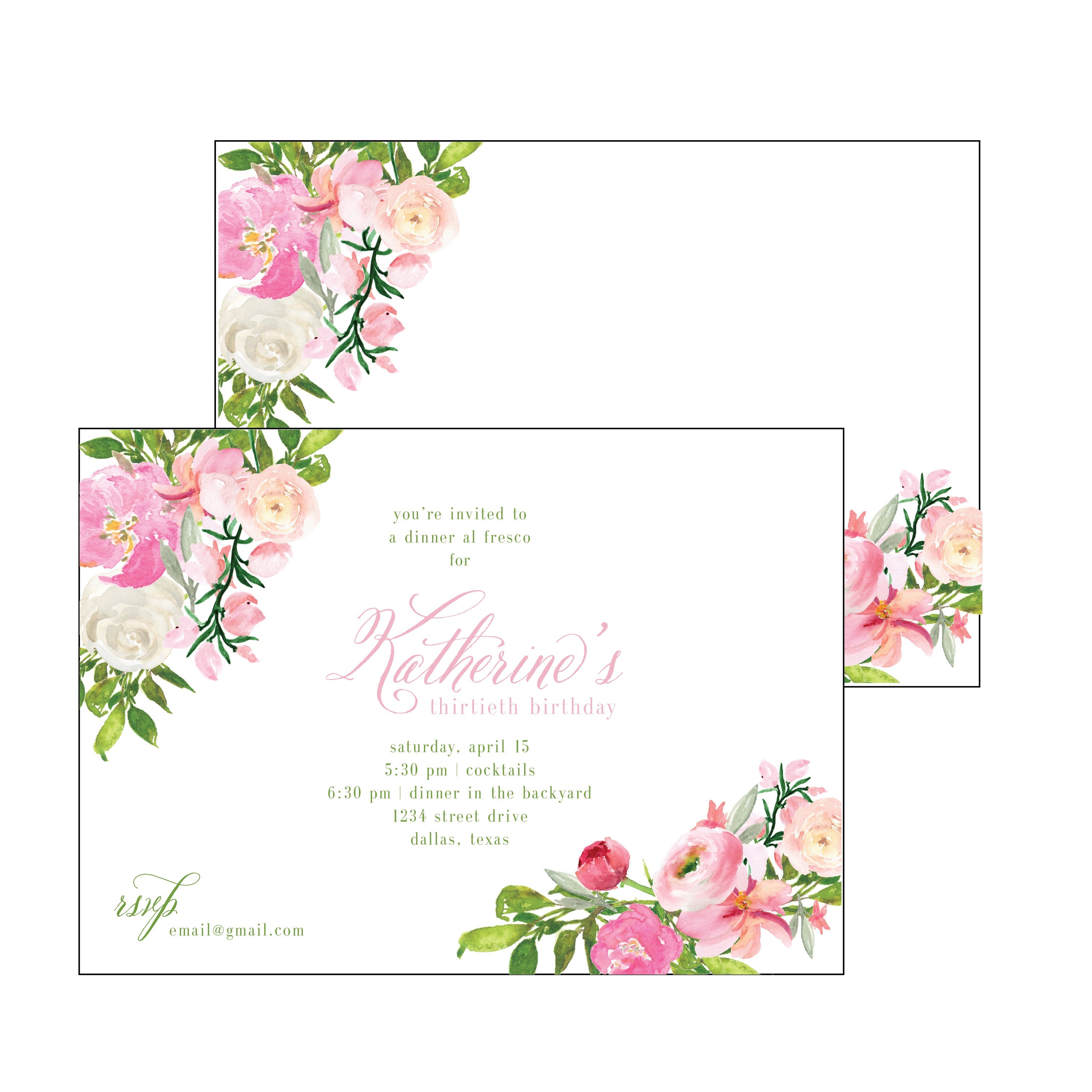 the essential market personalized party invitation