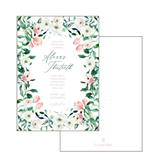the essential market personalized party invitation