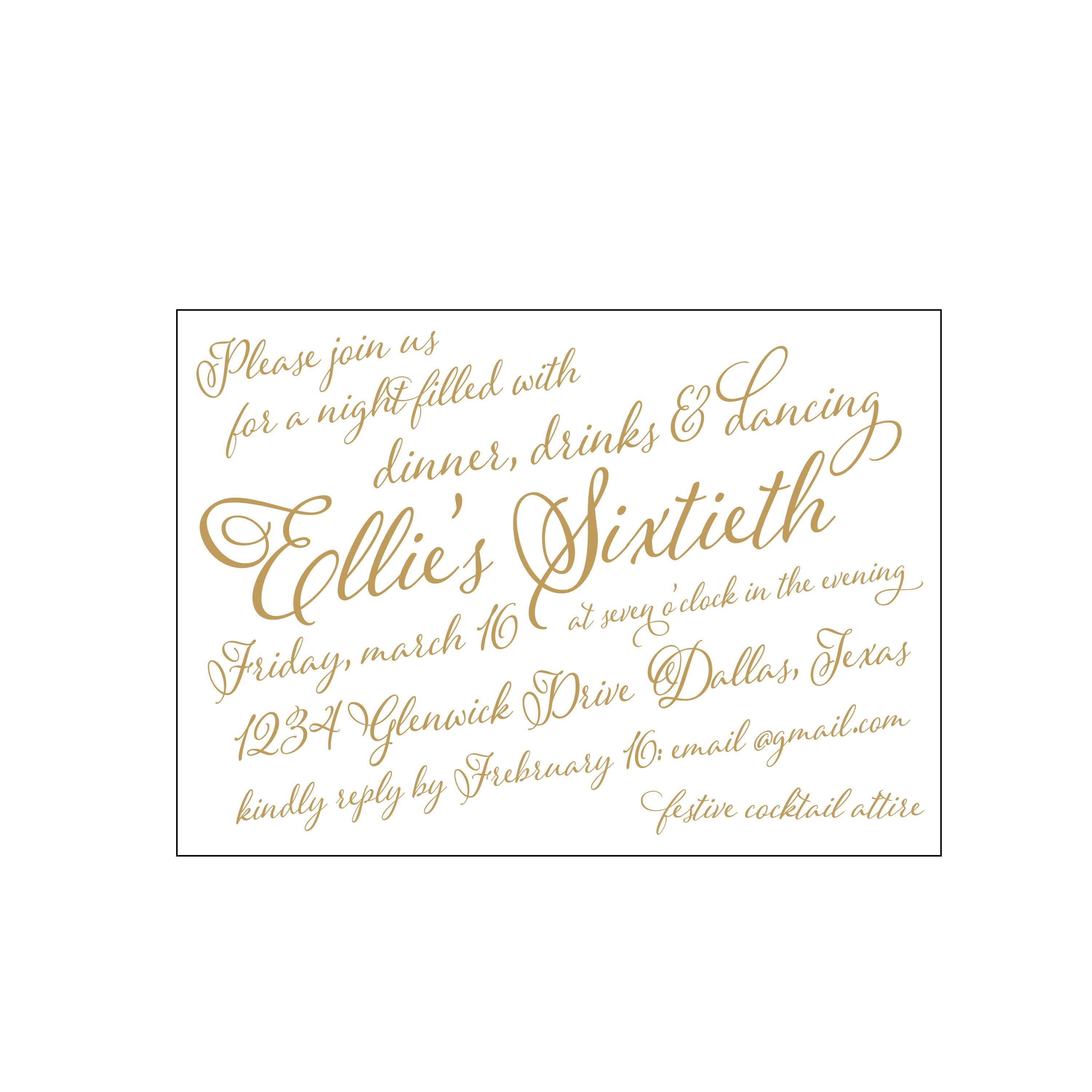 calligraphy | invitation