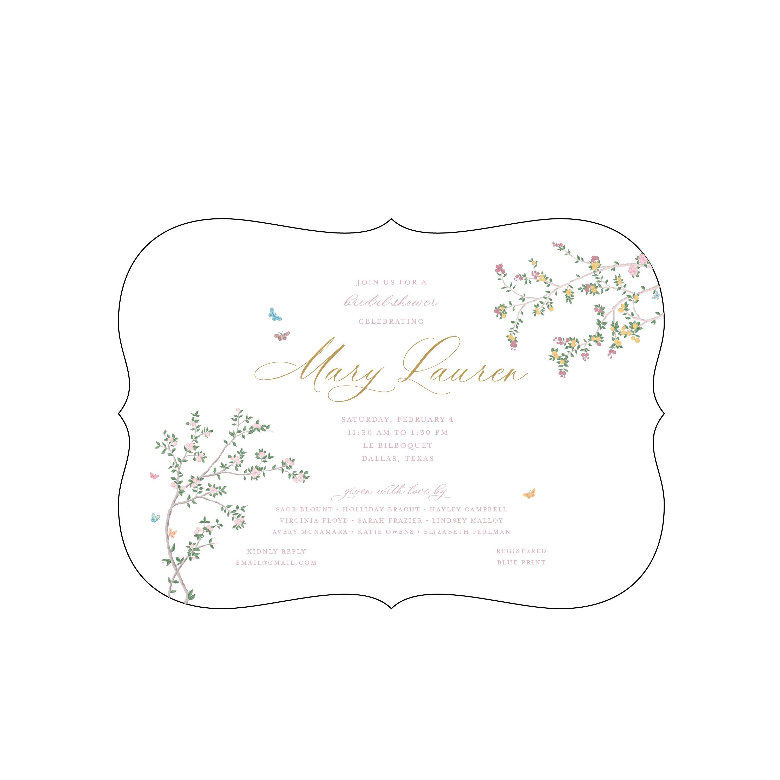 chinoiserie | invitation