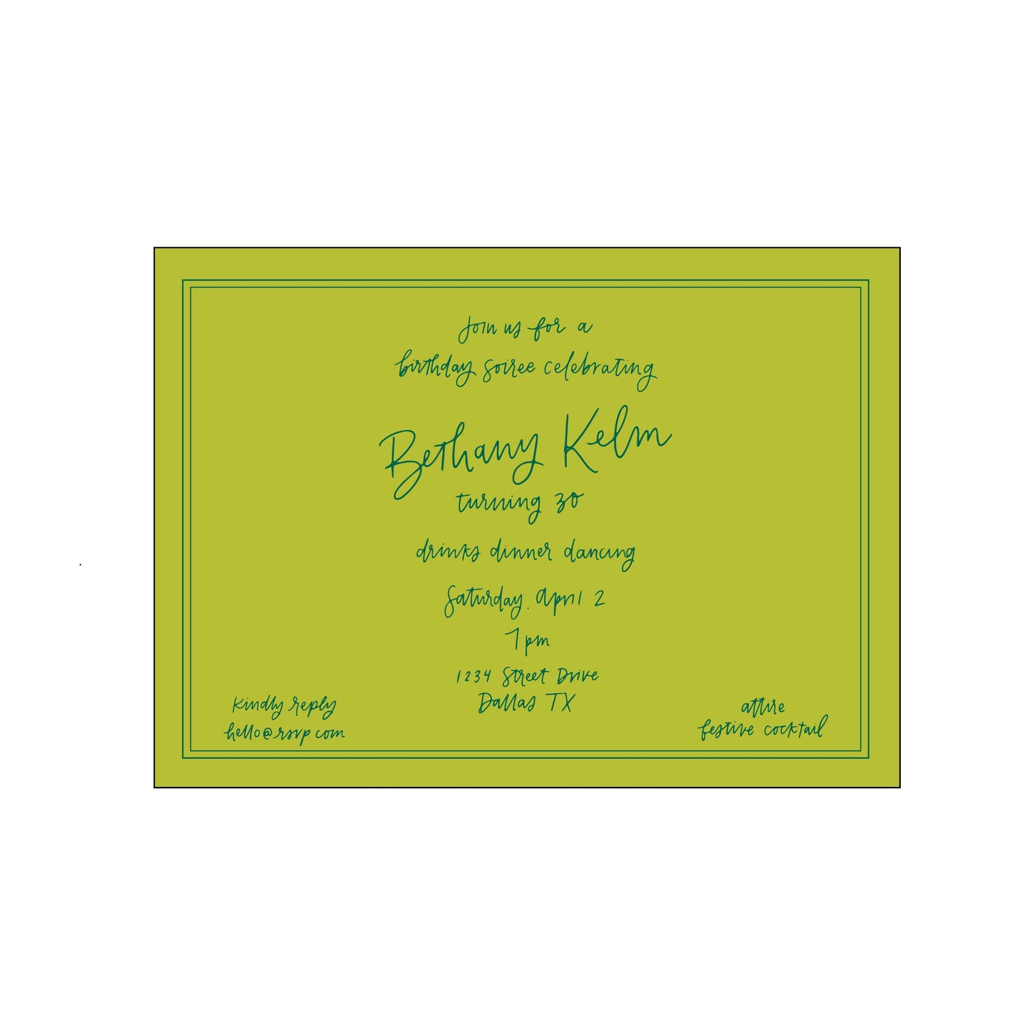 hand lettering 02 | invitation