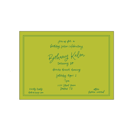 hand lettering 02 | invitation