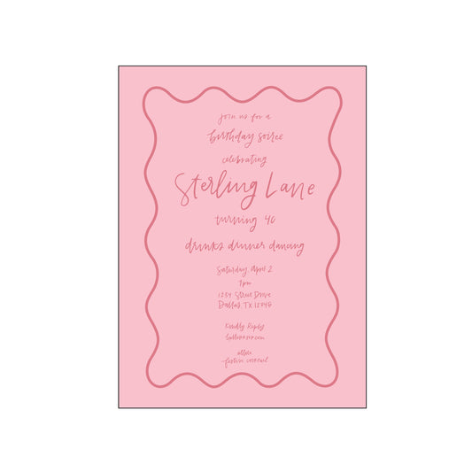 hand lettering 04 | invitation | specialty printing