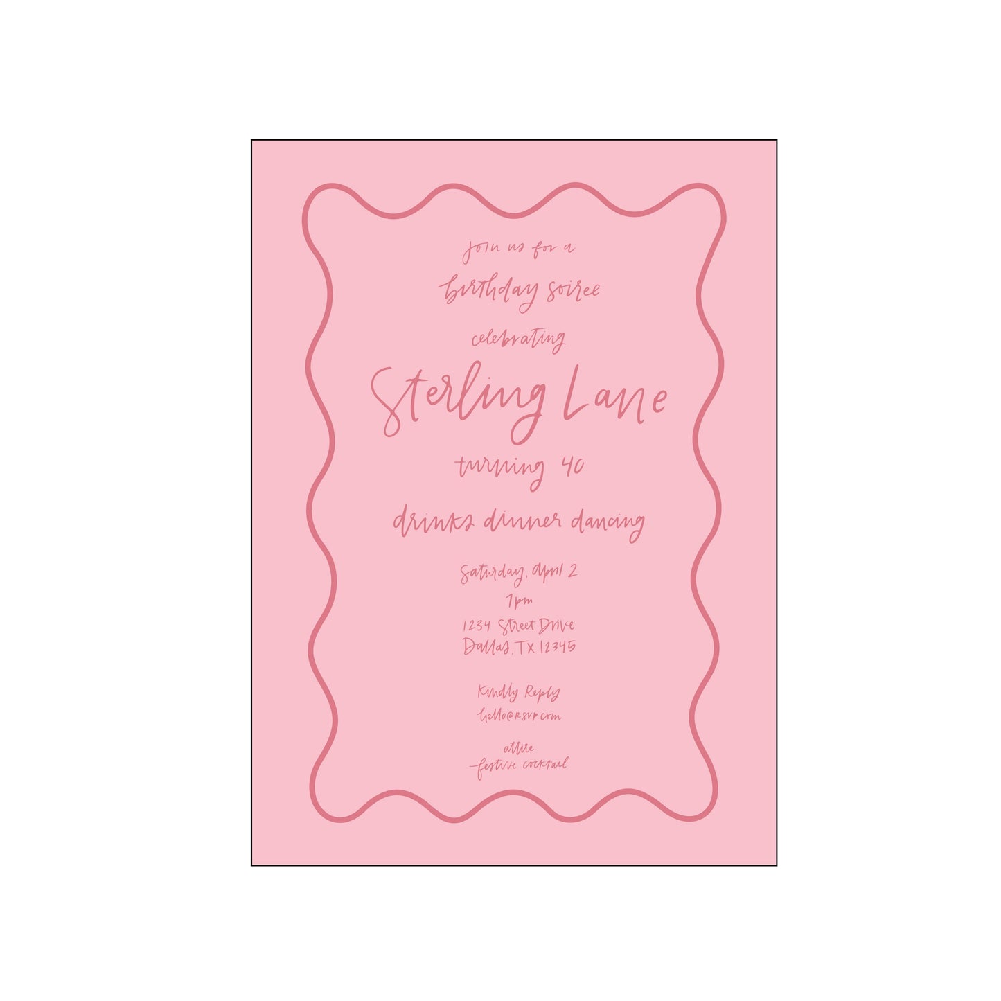 hand lettering 04 | invitation | specialty printing