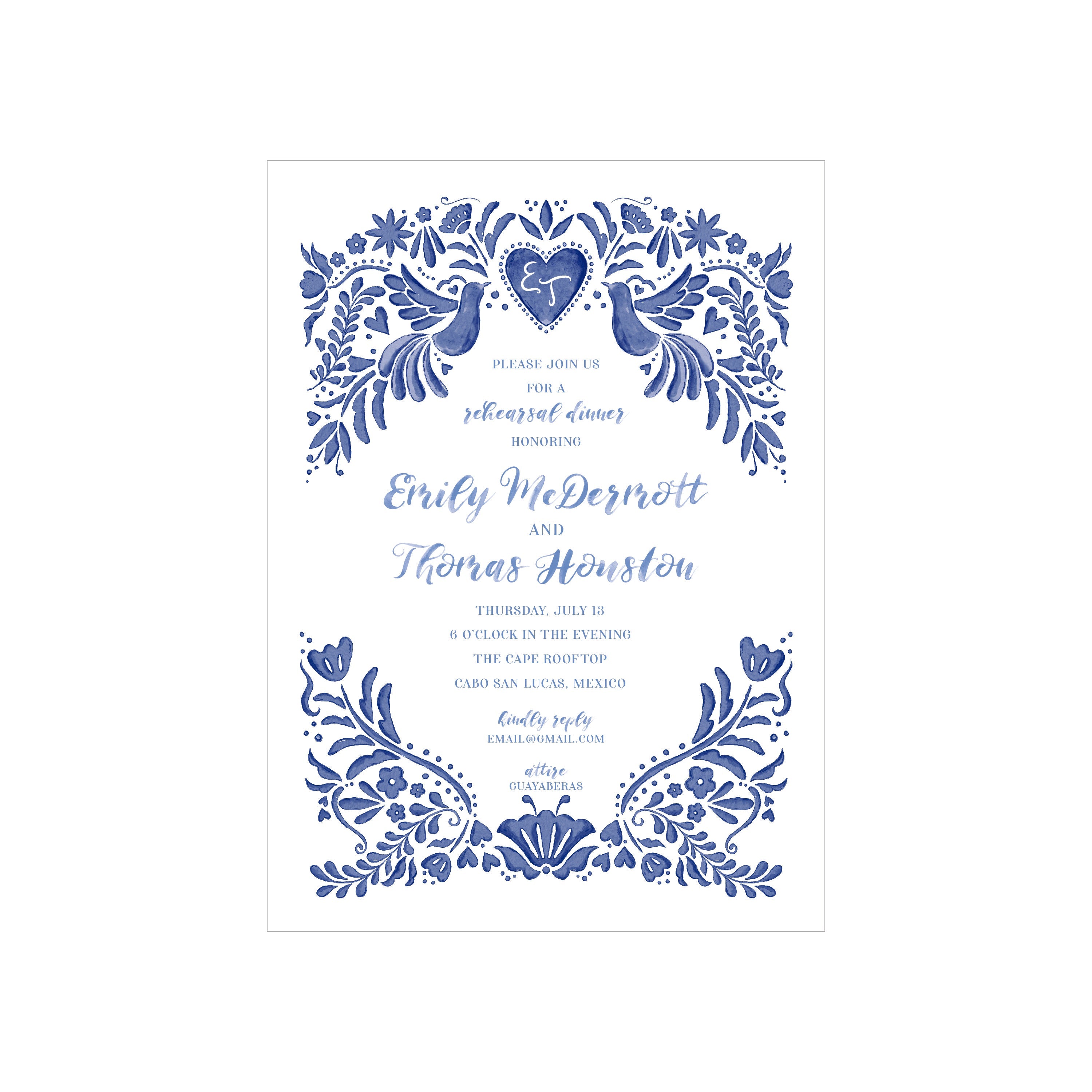 mexican mosaic | invitation