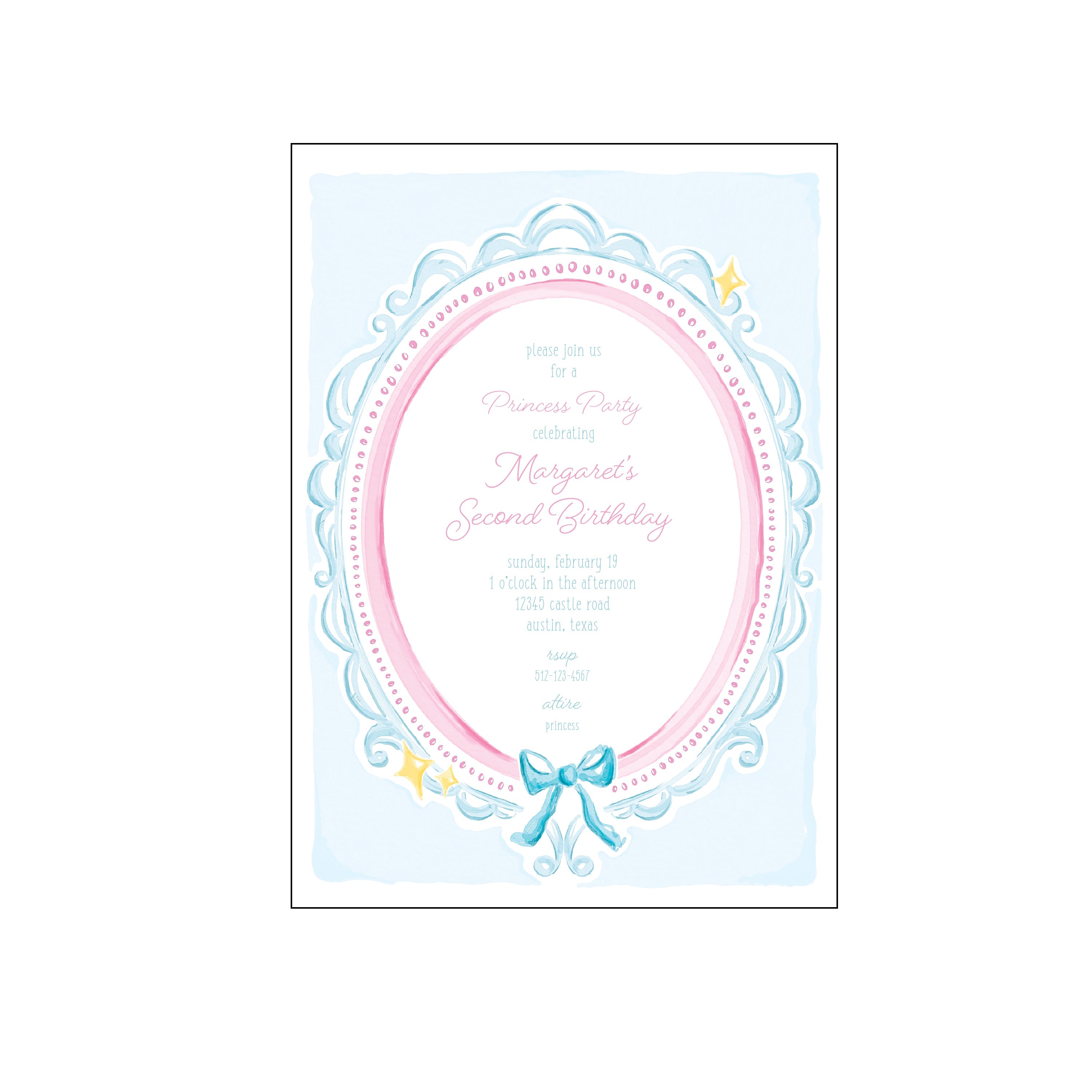 princess | invitation