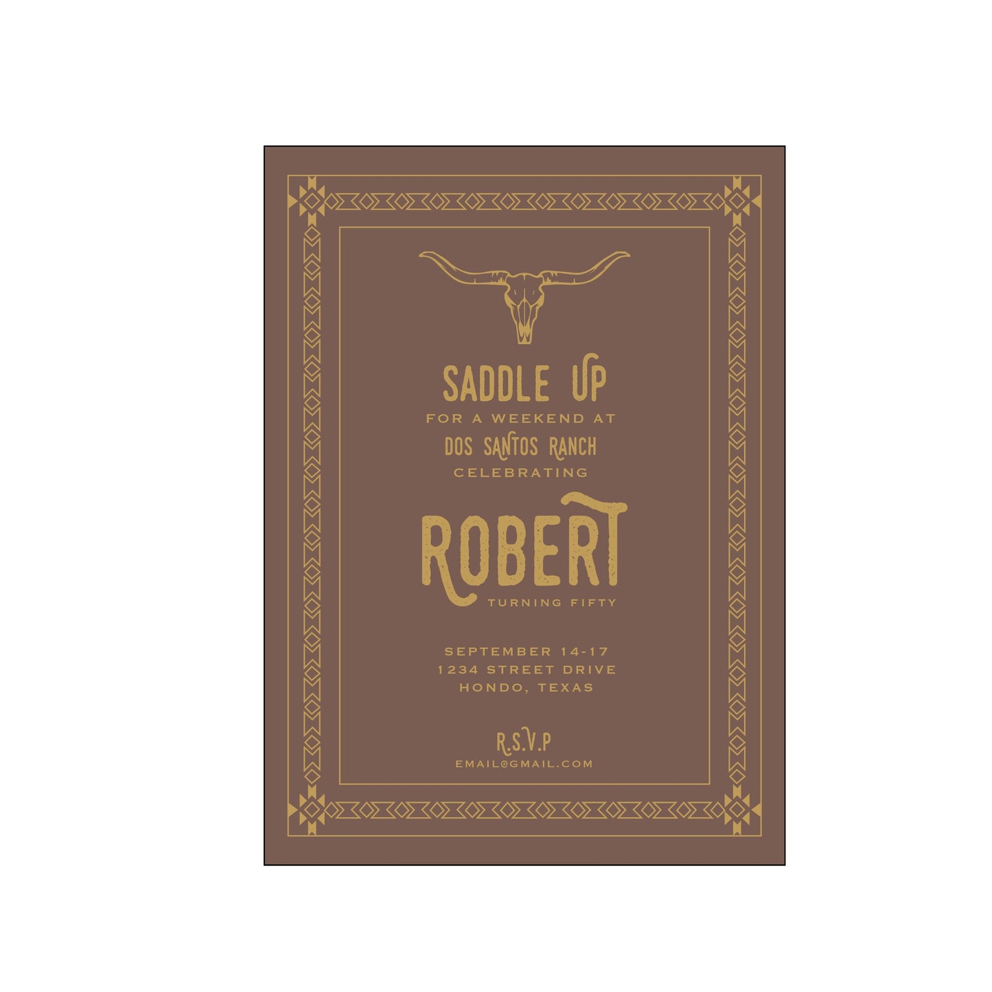 ranch | invitation | specialty printing