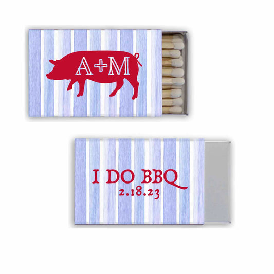 i do bbq personalized match boxes
