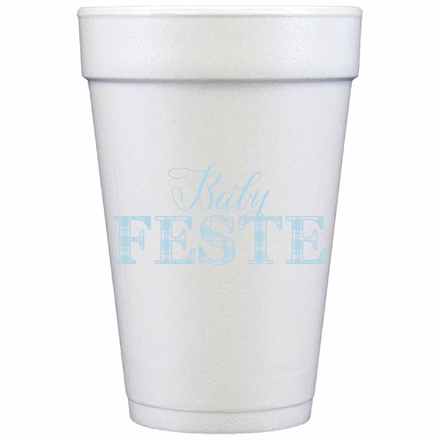 hello baby personalized styrofoam cup