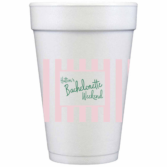 los angeles personalized styrofoam cup