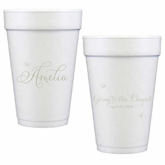 rosemary personalized styrofoam cup