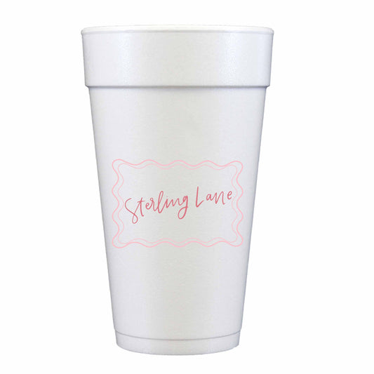 hand lettering 04 personalized styrofoam cup