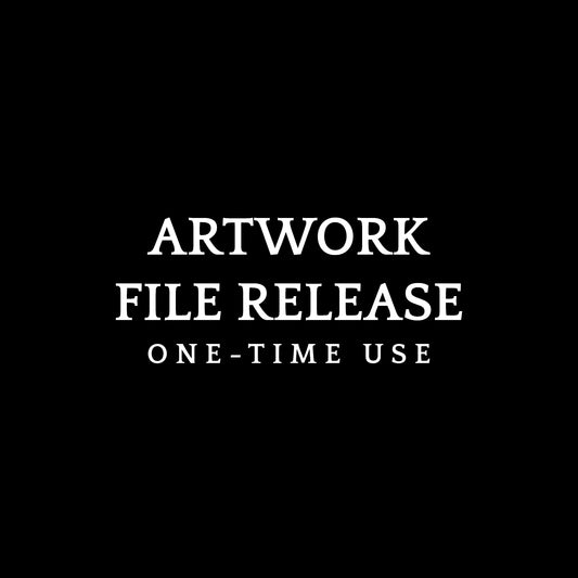 artwork file release (one-time use)