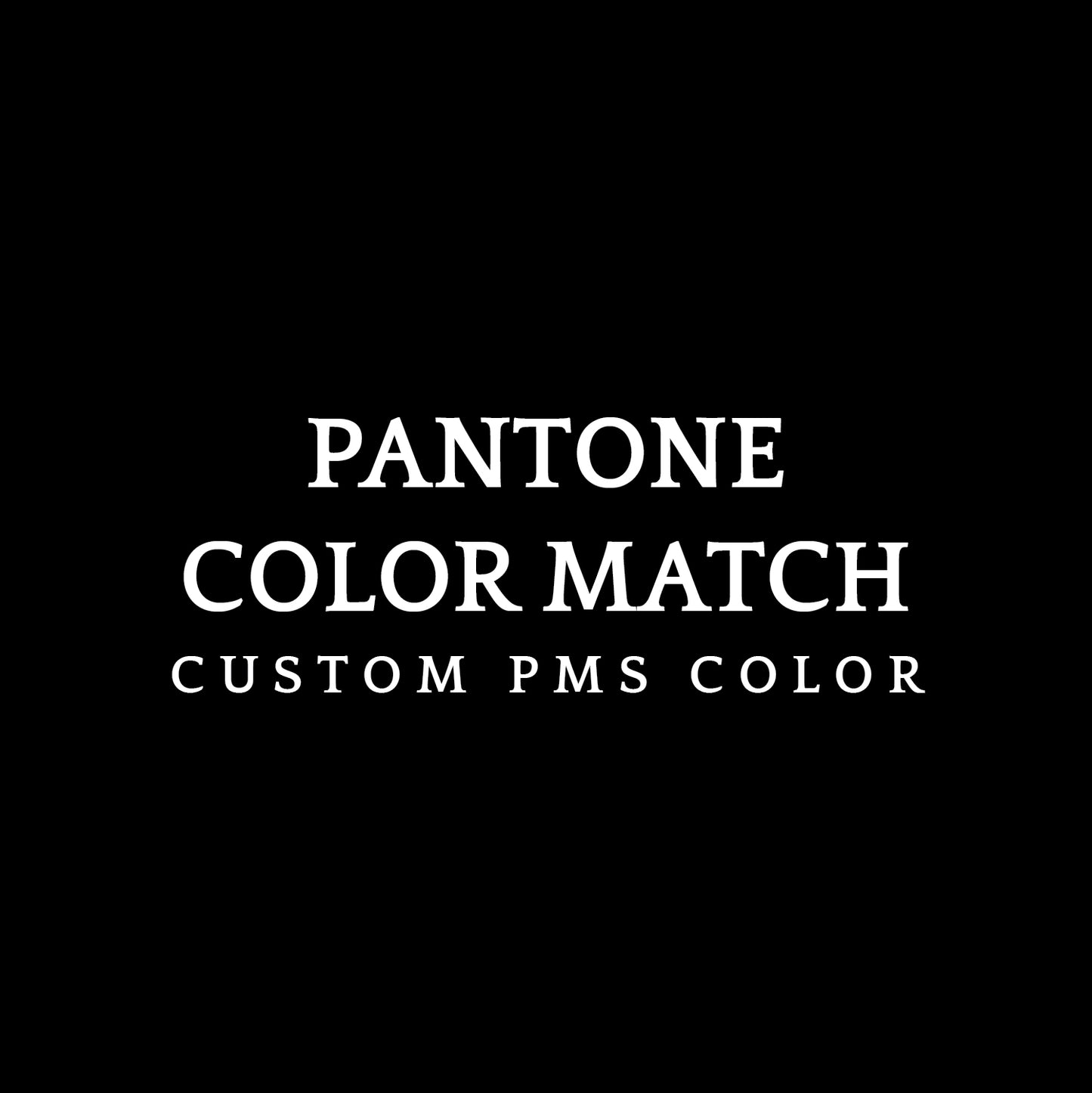Custom PMS Color | Pantone Color Match – The Essential Market