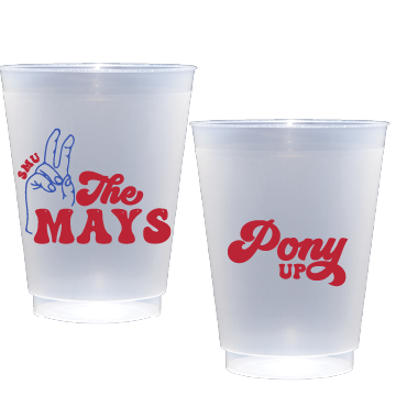 SMU Pony Up  Personalized Flex Cup