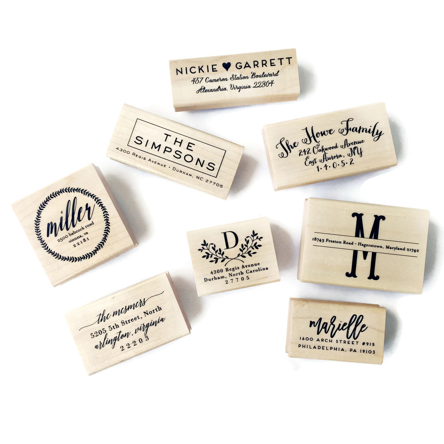style #17 | return address stamp