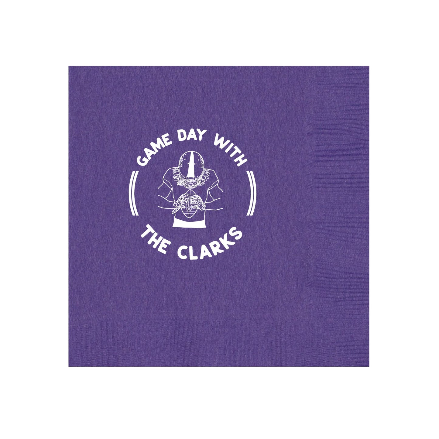 TCU Game Day  Personalized Cocktail Napkins