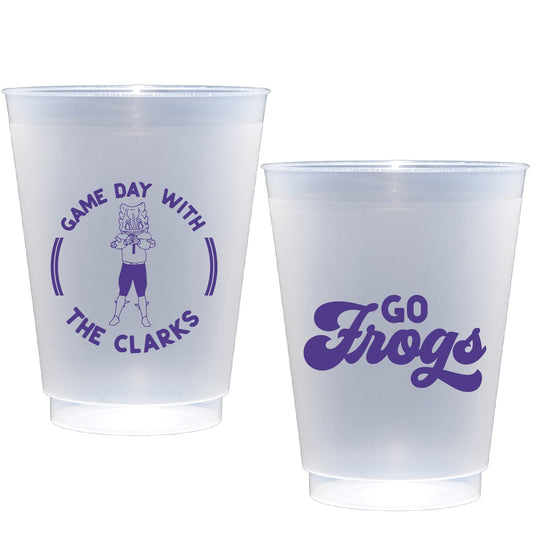 TCU Super Frog  Personalized Flex Cup