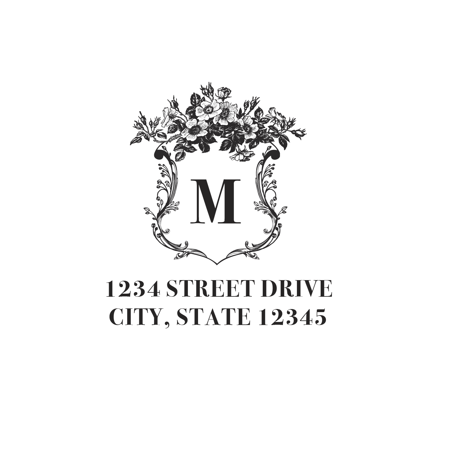 style #16 | return address stamp