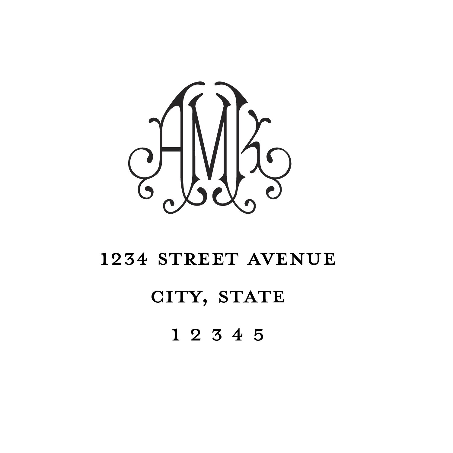 style #18 | return address stamp