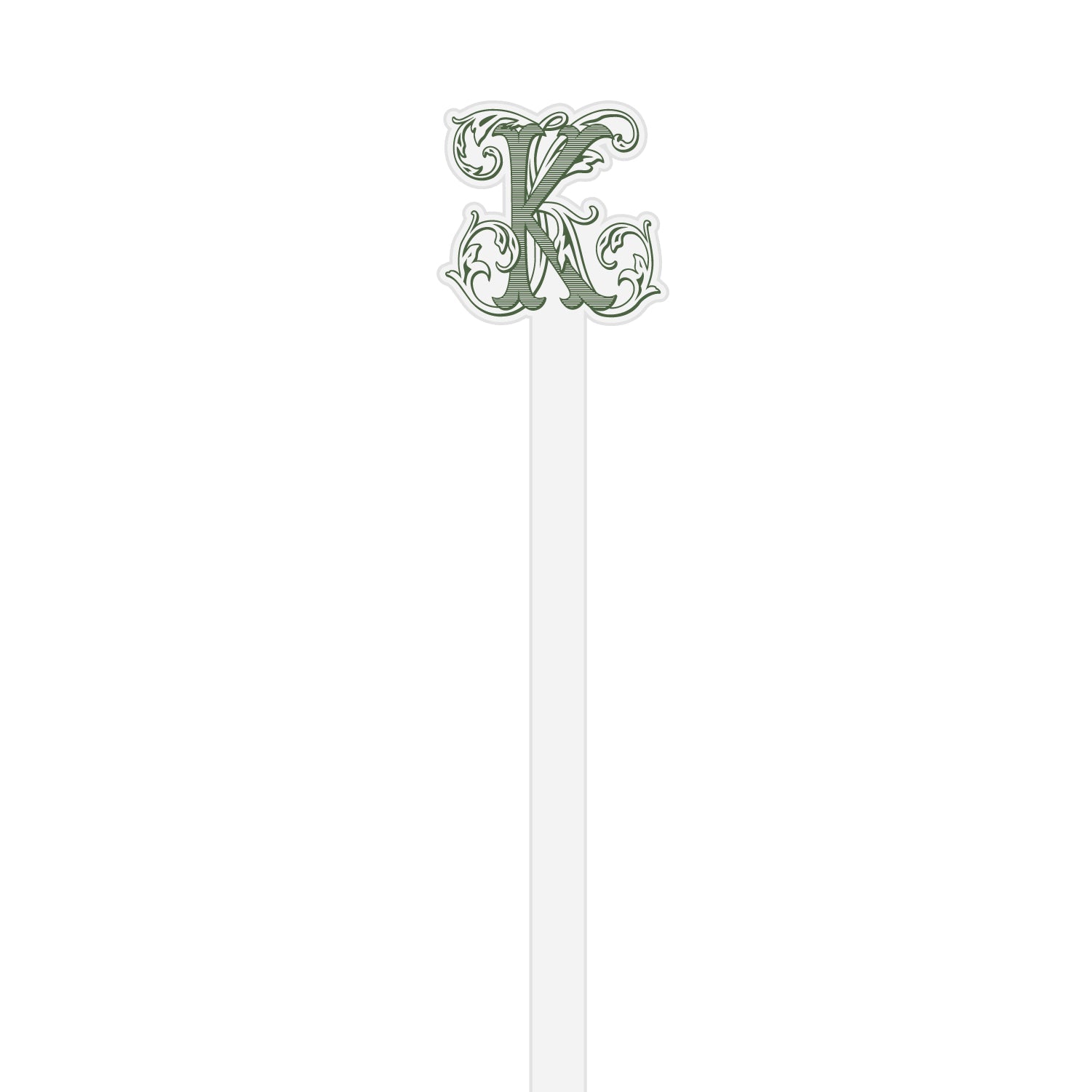 W3 | stir stick | die-cut acrylic shape