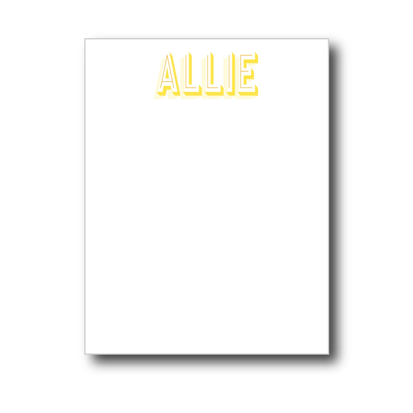 block yellow | Notepad
