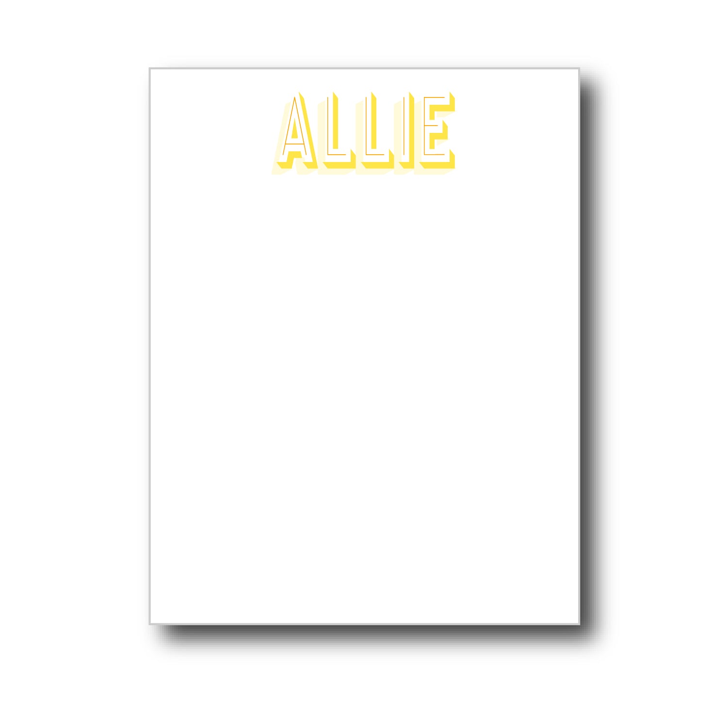 block yellow | Notepad