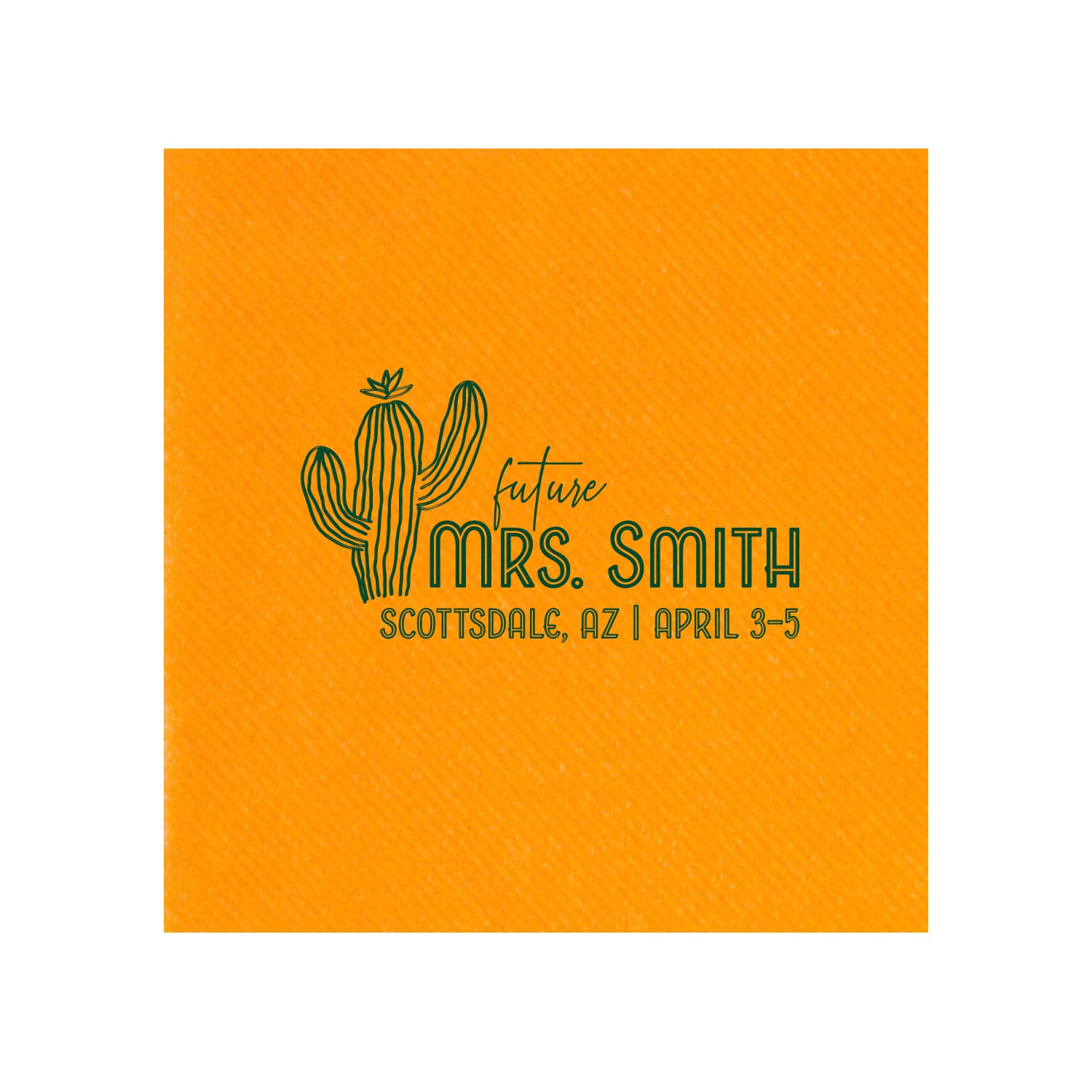 Custom Cocktail Napkin