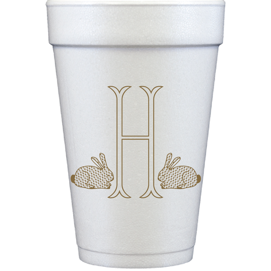 chic bunnies | styrofoam cups