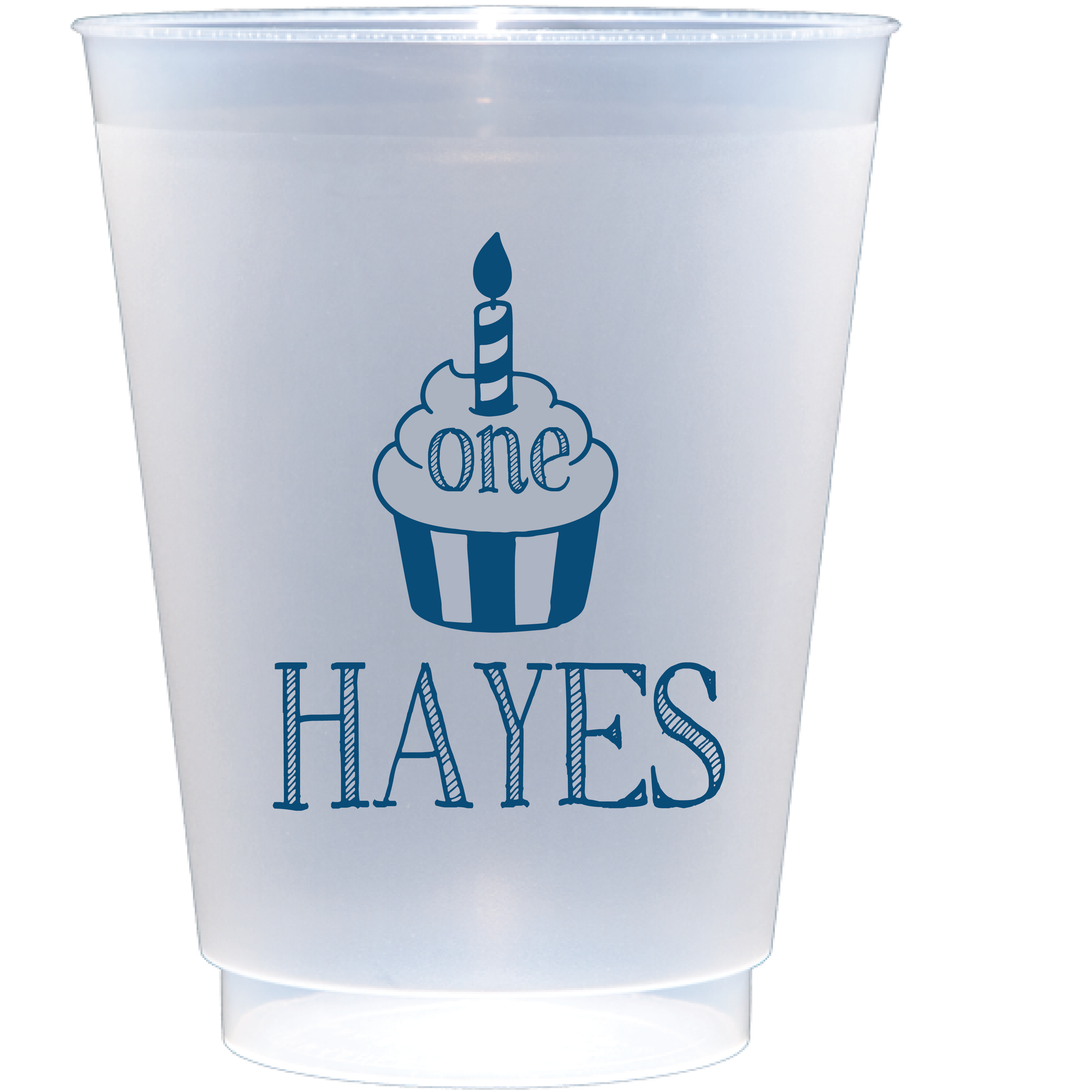 Personalized birthday cupcake | Frosted Flex Cup