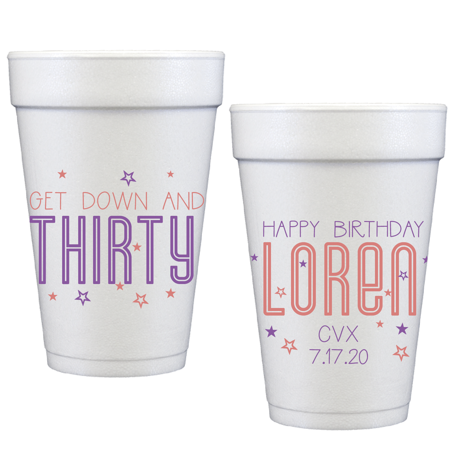 down and thirty | styrofoam cups