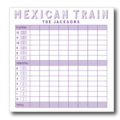 mexican train | Notepad