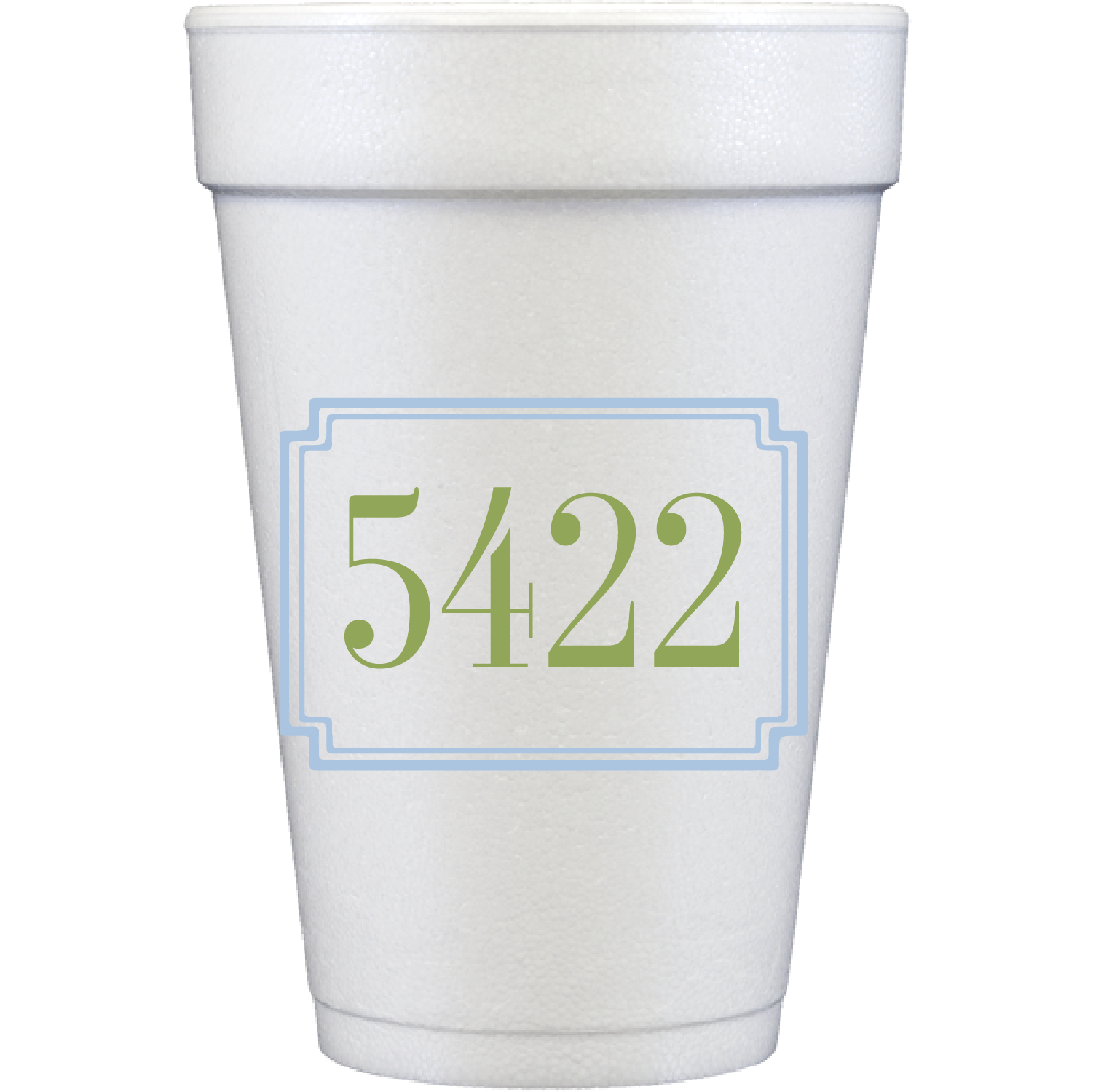 Custom frame | styrofoam cup