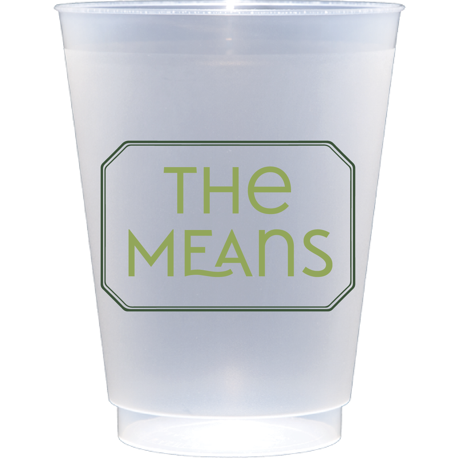 personalized frame | Frosted Flex Cup