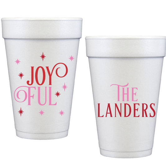 joyful | styrofoam cups
