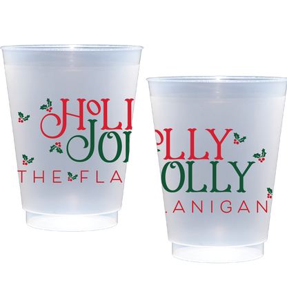 holly jolly | shatterproof frosted flex
