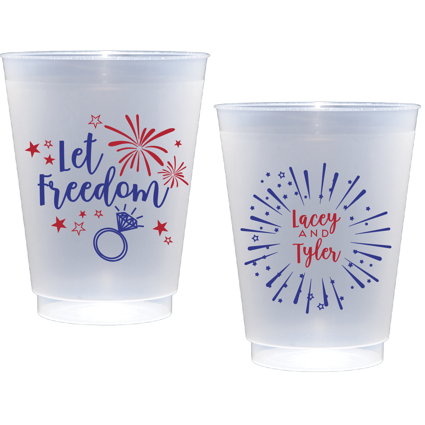 let freedom ring | shatterproof frosted flex