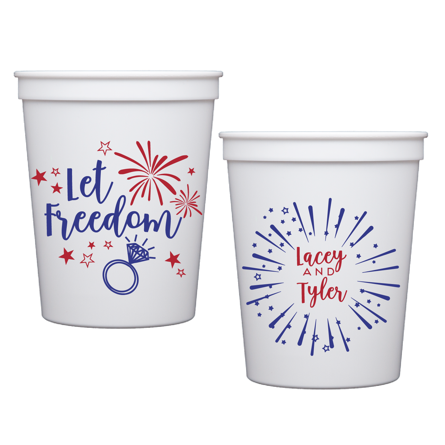 let freedom ring | stadium cups