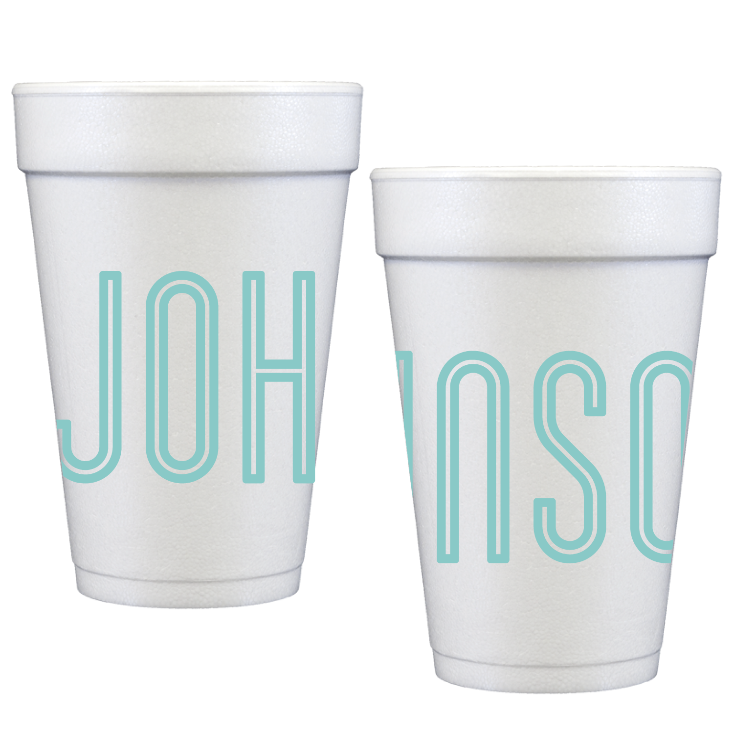 line name | styrofoam cups