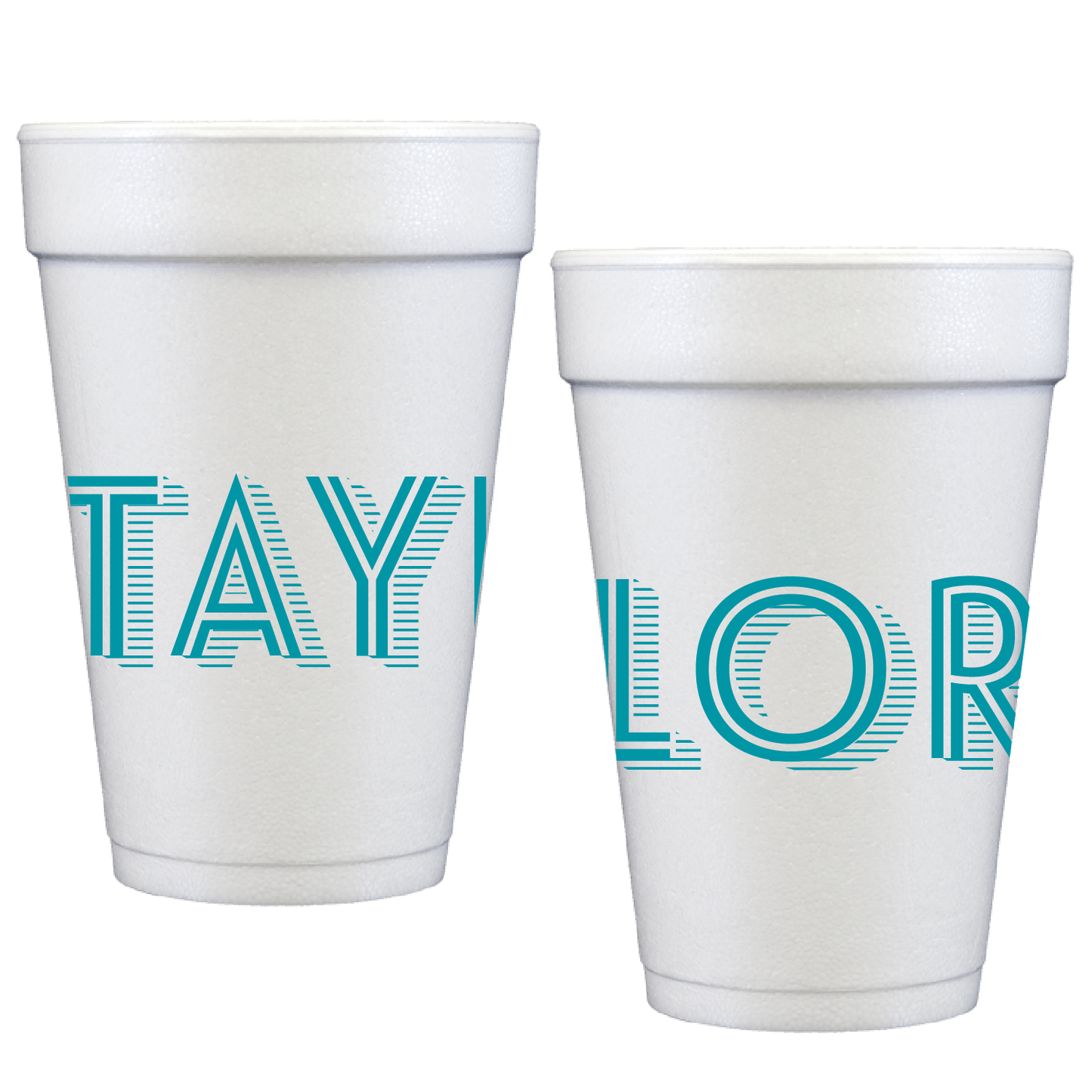 line shadow | styrofoam cups