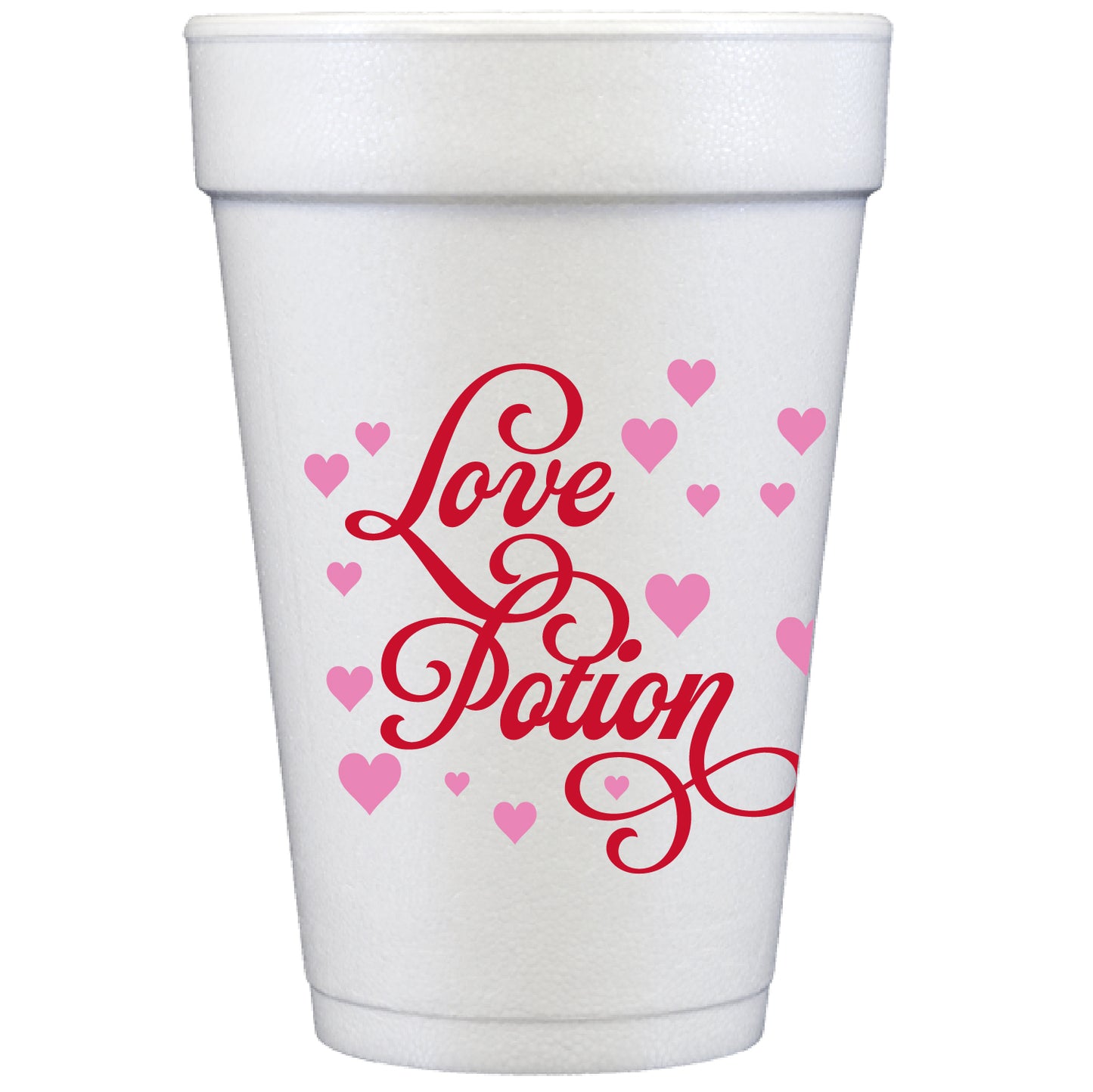 love potion | styrofoam cups