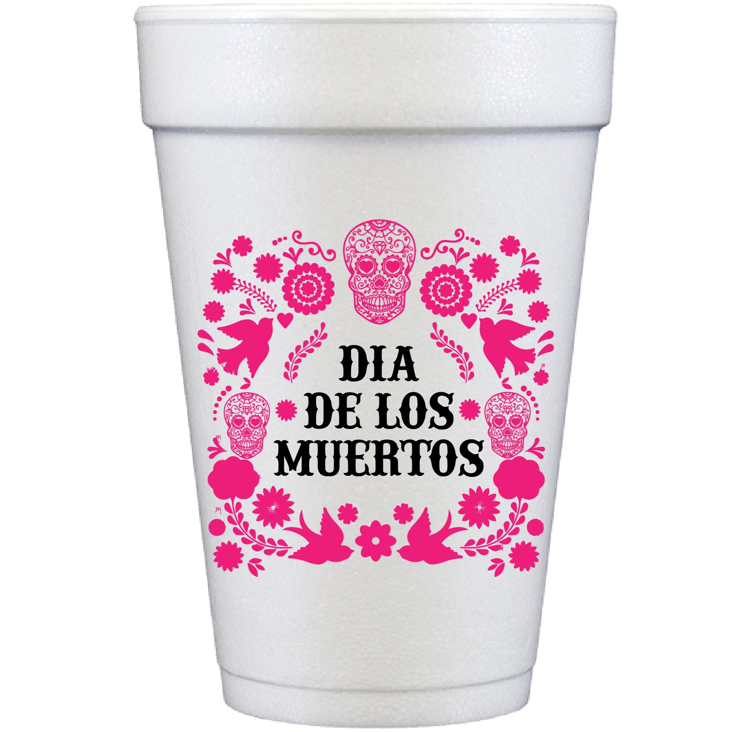 Dia de los muertos frosted flex cups
