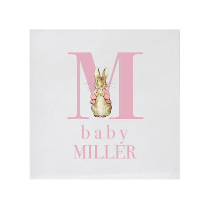 peter rabbit girl | beverage napkins | 3ply or linen | digital