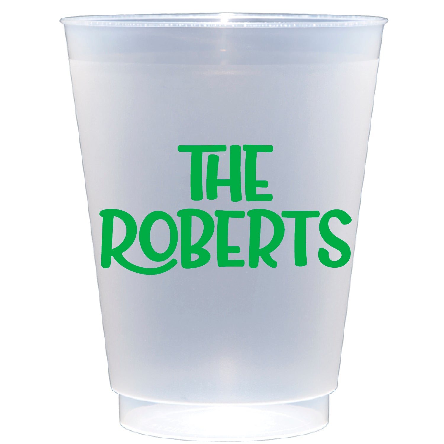 Personalized family name  | Frosted Flex Cup
