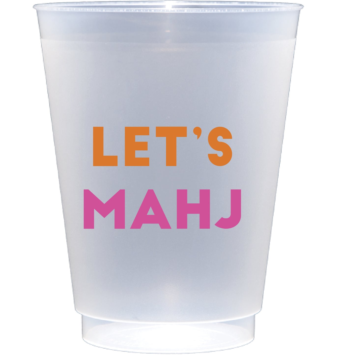 let's mahj | shatterproof frosted flex