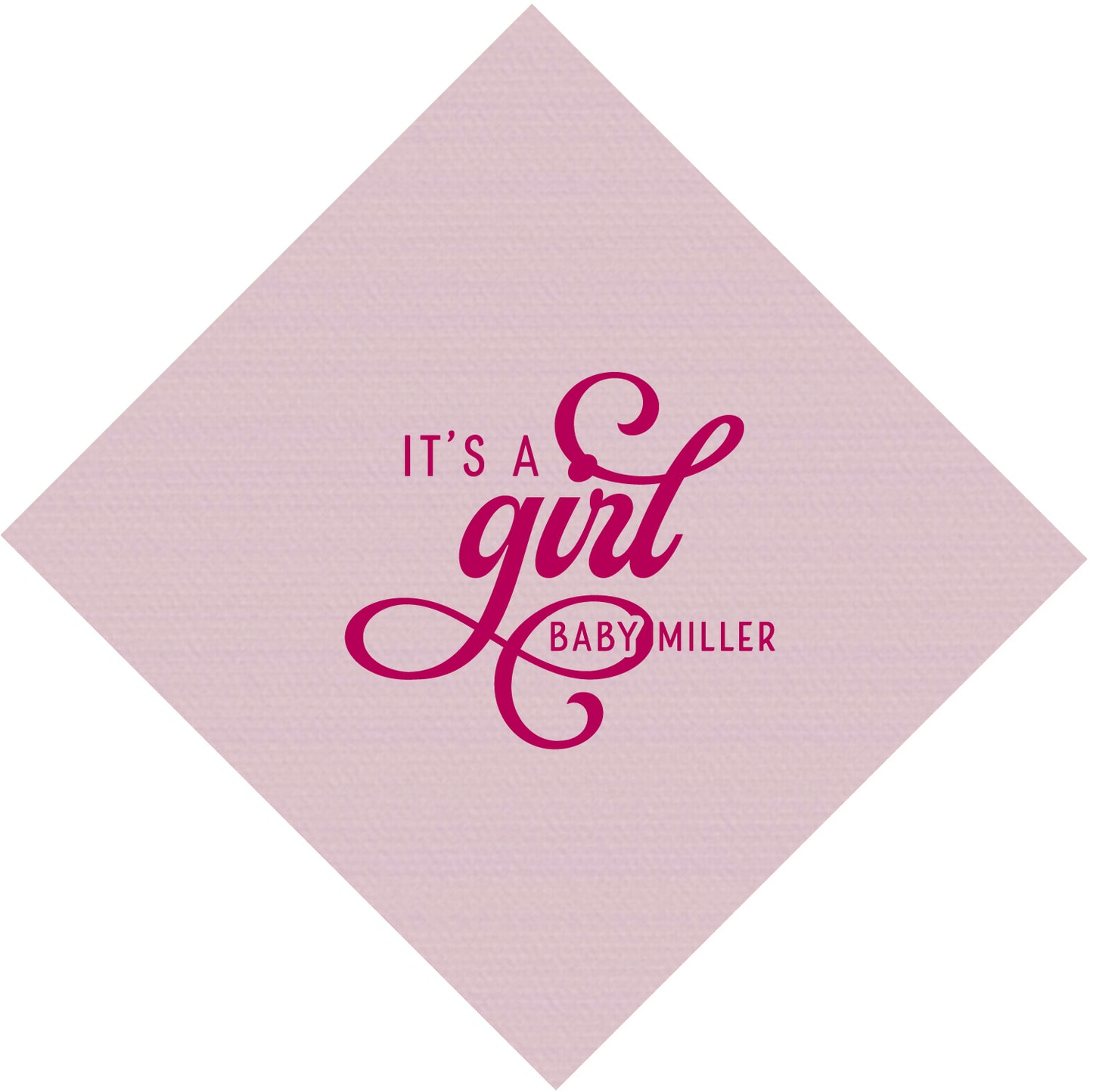 Custom Cocktail Napkin
