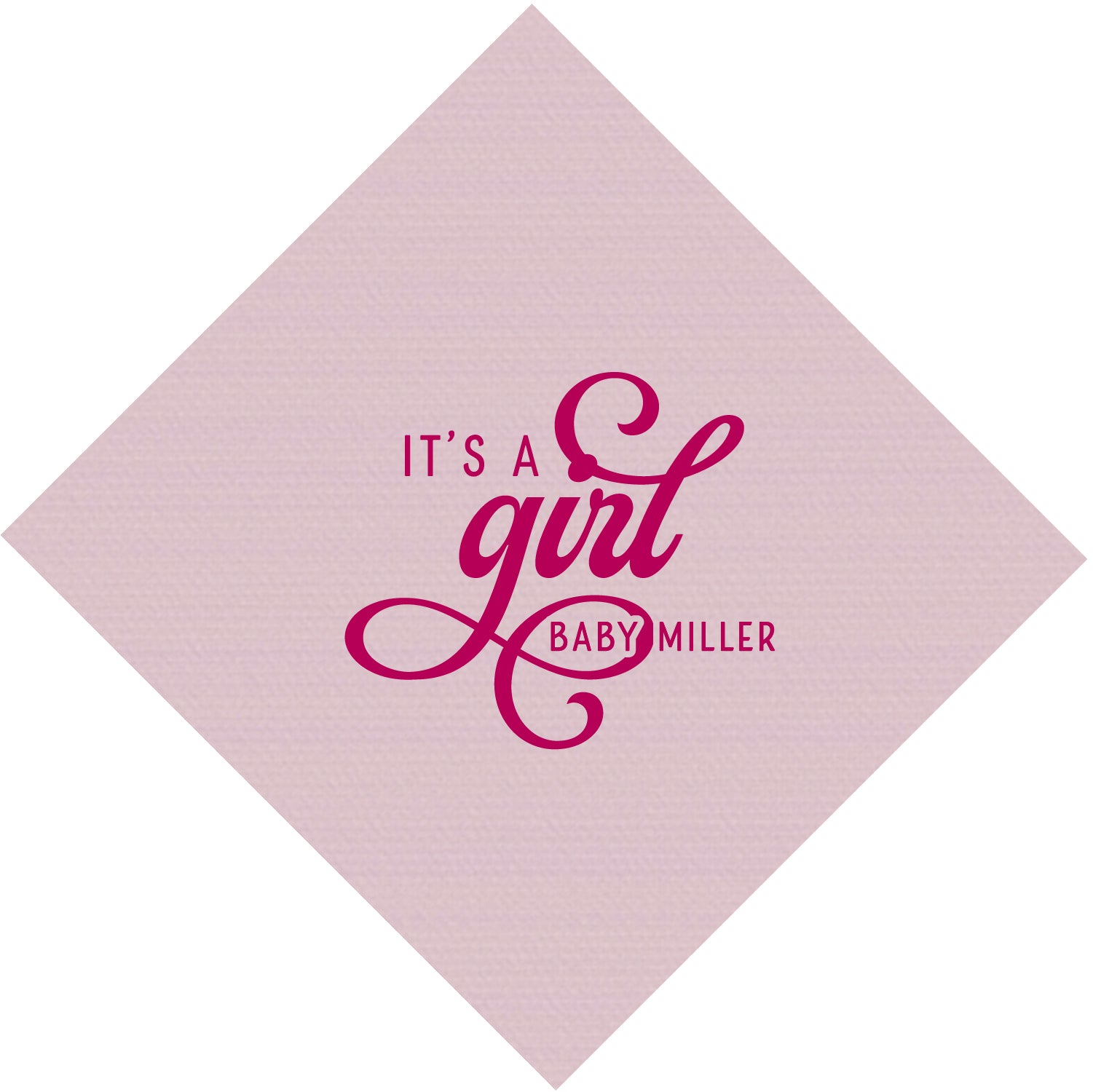 Custom Cocktail Napkin