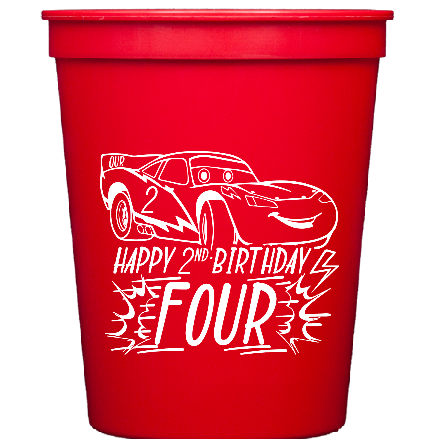 lightening mcqueen | stadium cups