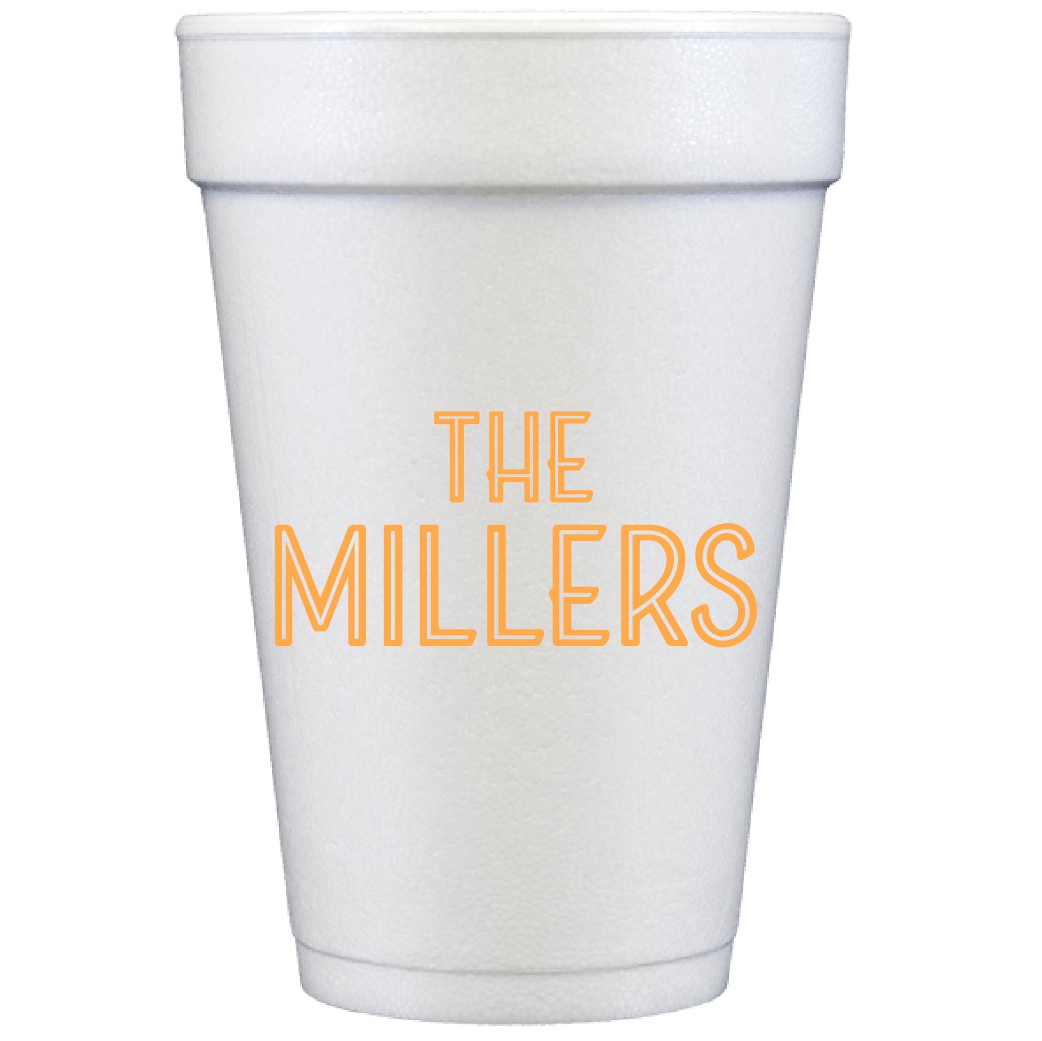 inline name | styrofoam cups