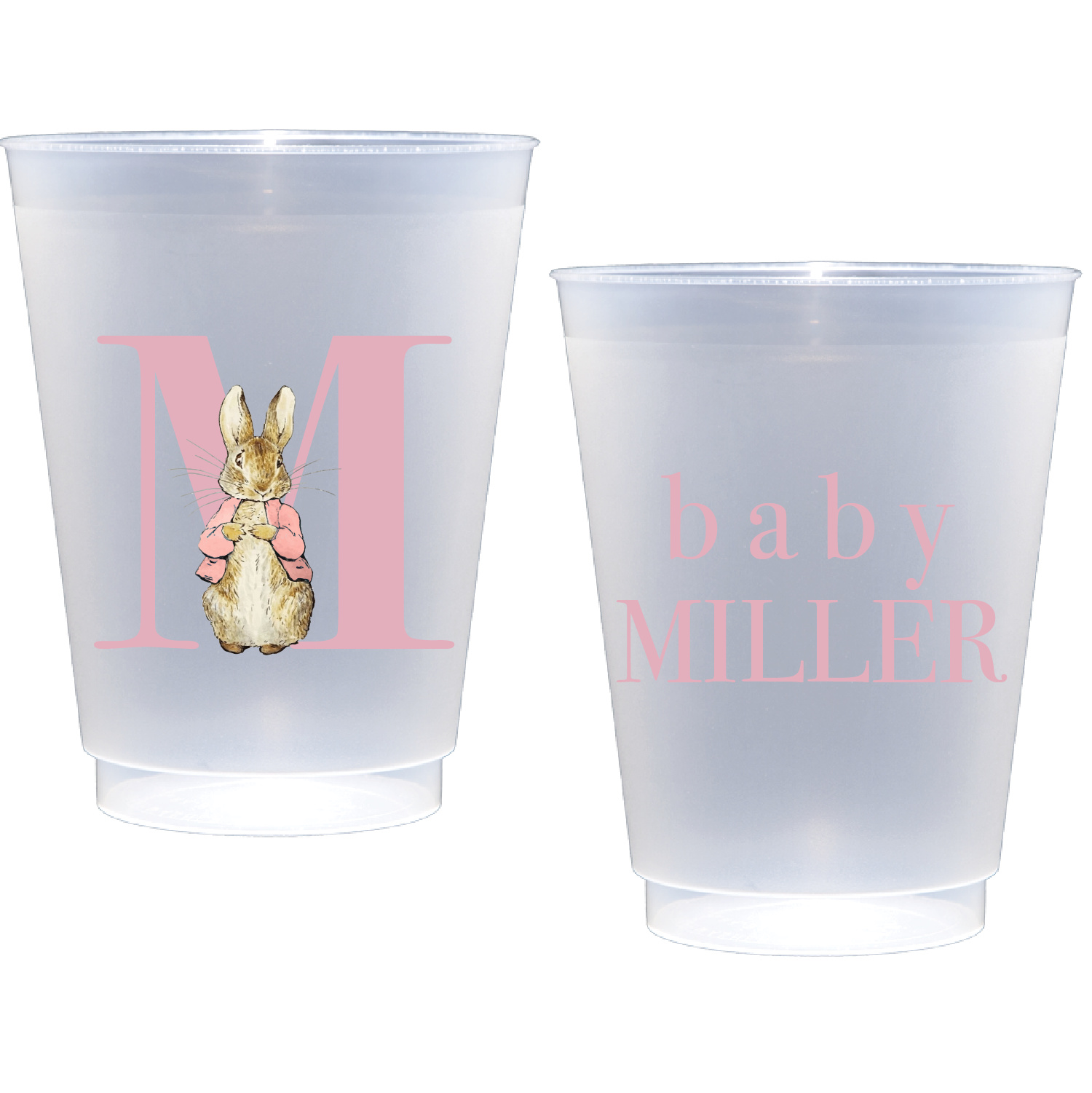personalized peter rabbit girl | Frosted Flex Cup